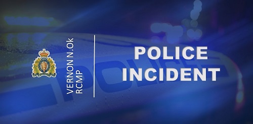 stock image blue background police incident in text